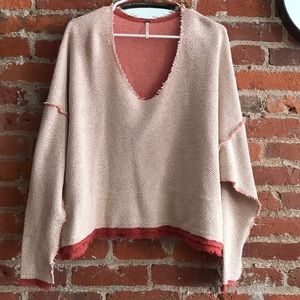 Free People Raw Hem Sweater